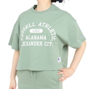 ラッセル（RUSSELL）（レディース）16/-OE ショート丈半袖Tシャツ RBL23S1002 GRN