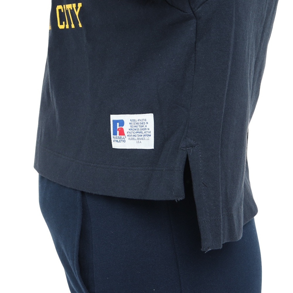 ラッセル（RUSSELL）（レディース）16/-OE ショート丈半袖Tシャツ RBL23S1002 NVY