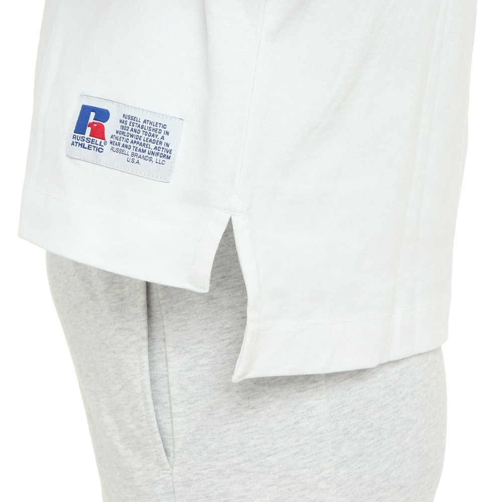 ラッセル（RUSSELL）（レディース）16/-OE ショート丈半袖Tシャツ RBL23S1002 WHT