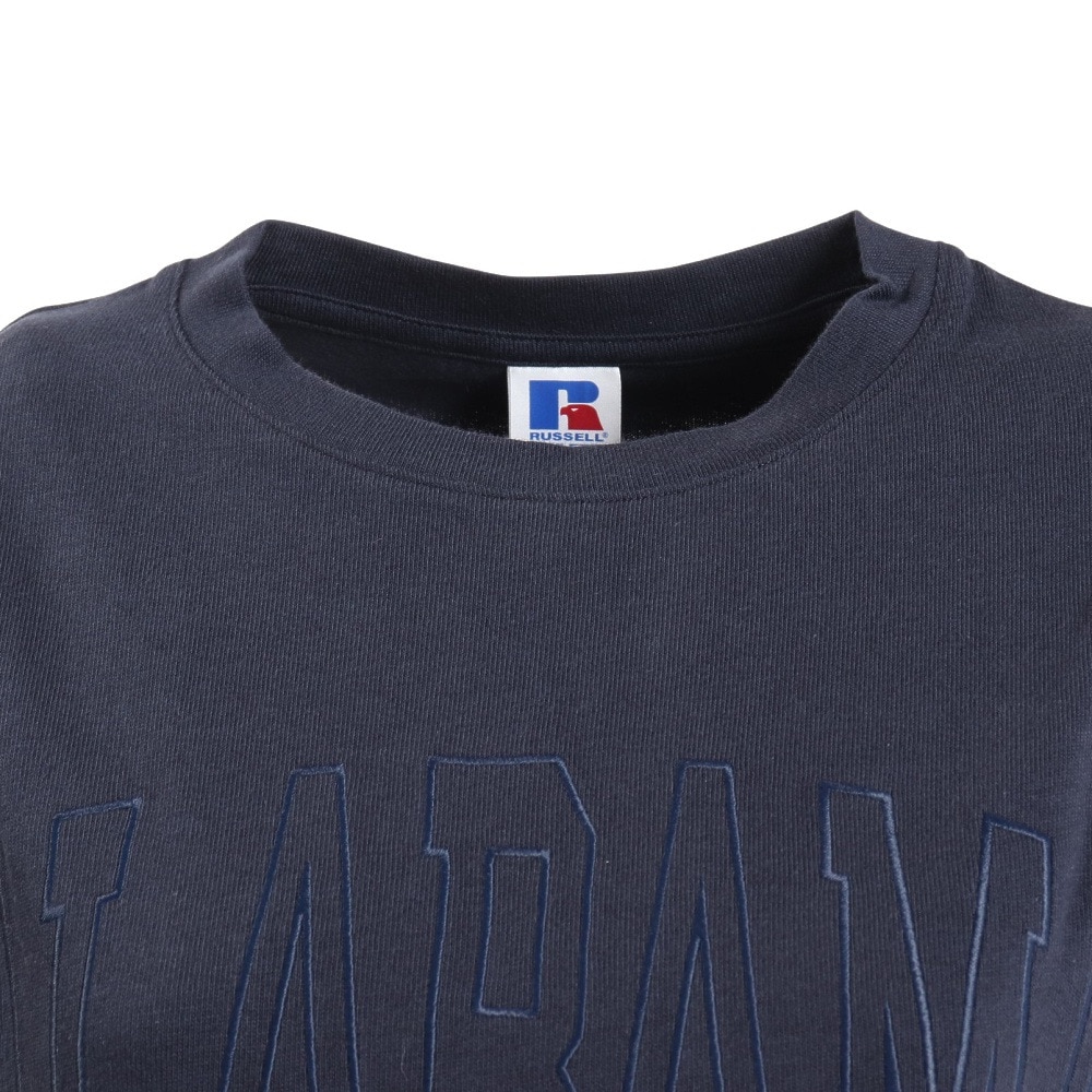 ラッセル（RUSSELL）（レディース）半袖Tシャツ レディース 88/12 カレッジ RBL23S1003 NVY