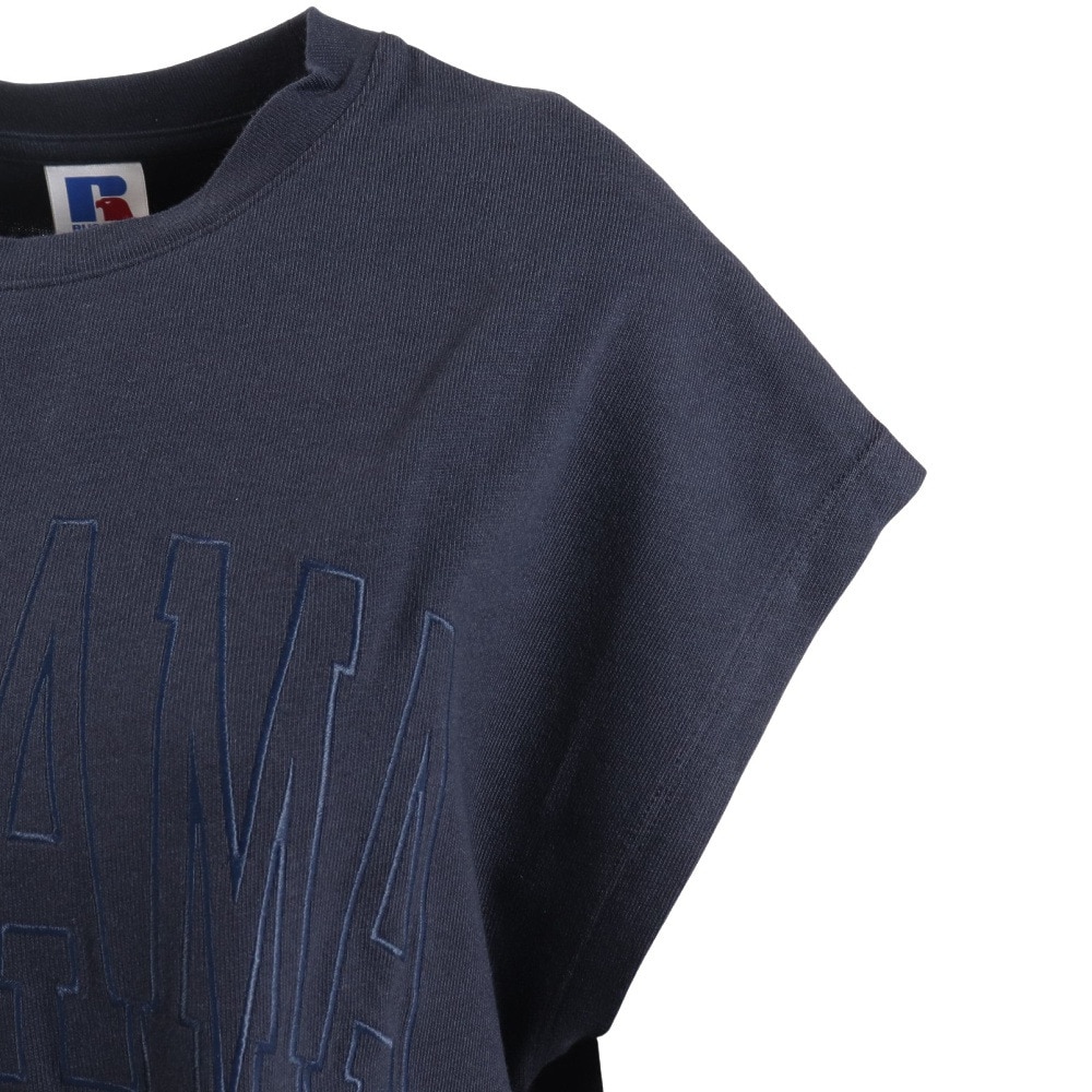 ラッセル（RUSSELL）（レディース）半袖Tシャツ レディース 88/12 カレッジ RBL23S1003 NVY