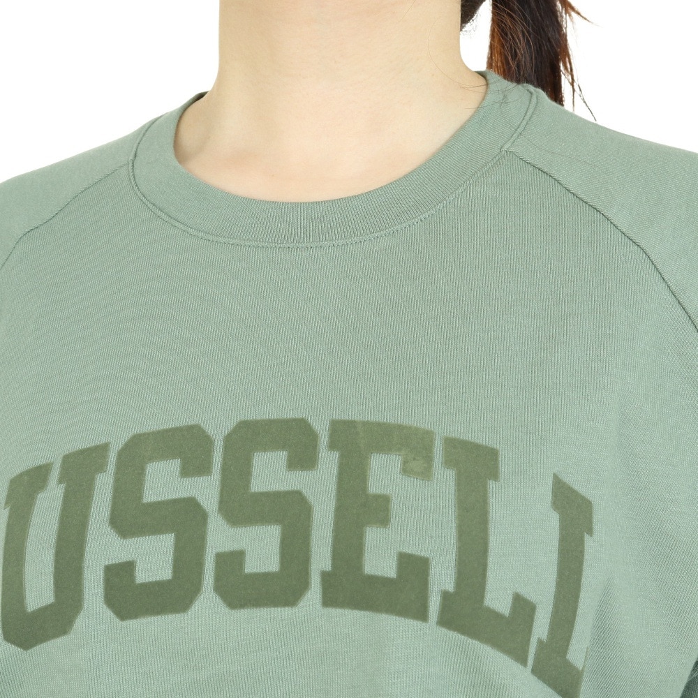 ラッセル（RUSSELL）（レディース）半袖Tシャツ レディース 88/12 ラグラン RBL23S1004 GRN
