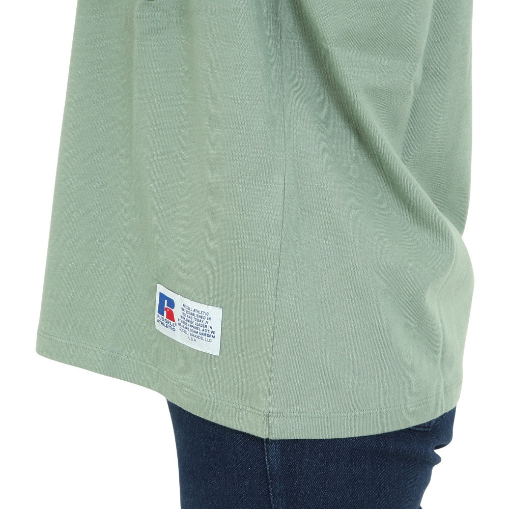 ラッセル（RUSSELL）（レディース）半袖Tシャツ レディース 88/12 ラグラン RBL23S1004 GRN