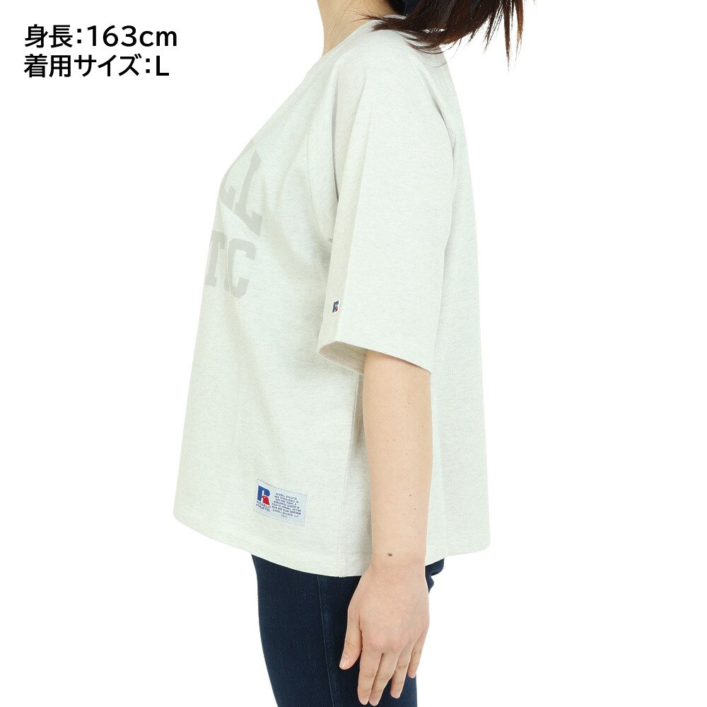 ラッセル（RUSSELL）（レディース）半袖Tシャツ レディース 88/12 ラグラン RBL23S1004 IVR