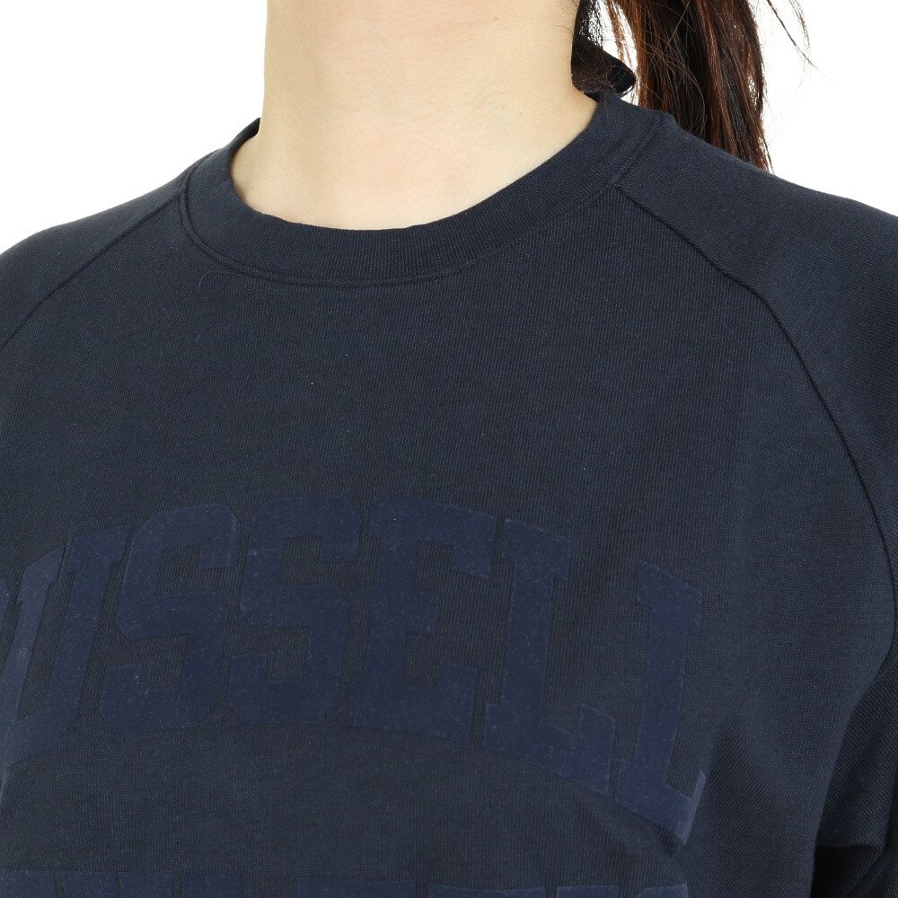 ラッセル（RUSSELL）（レディース）半袖Tシャツ レディース 88/12 ラグラン RBL23S1004 NVY