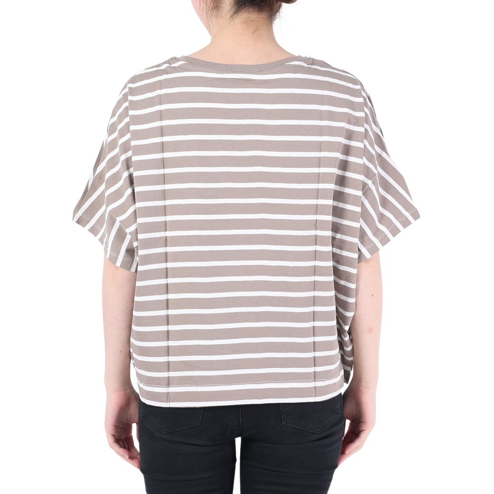ミティス（mitis）（レディース）Tシャツ ボーダードルマン プルオーバー 23111010BE