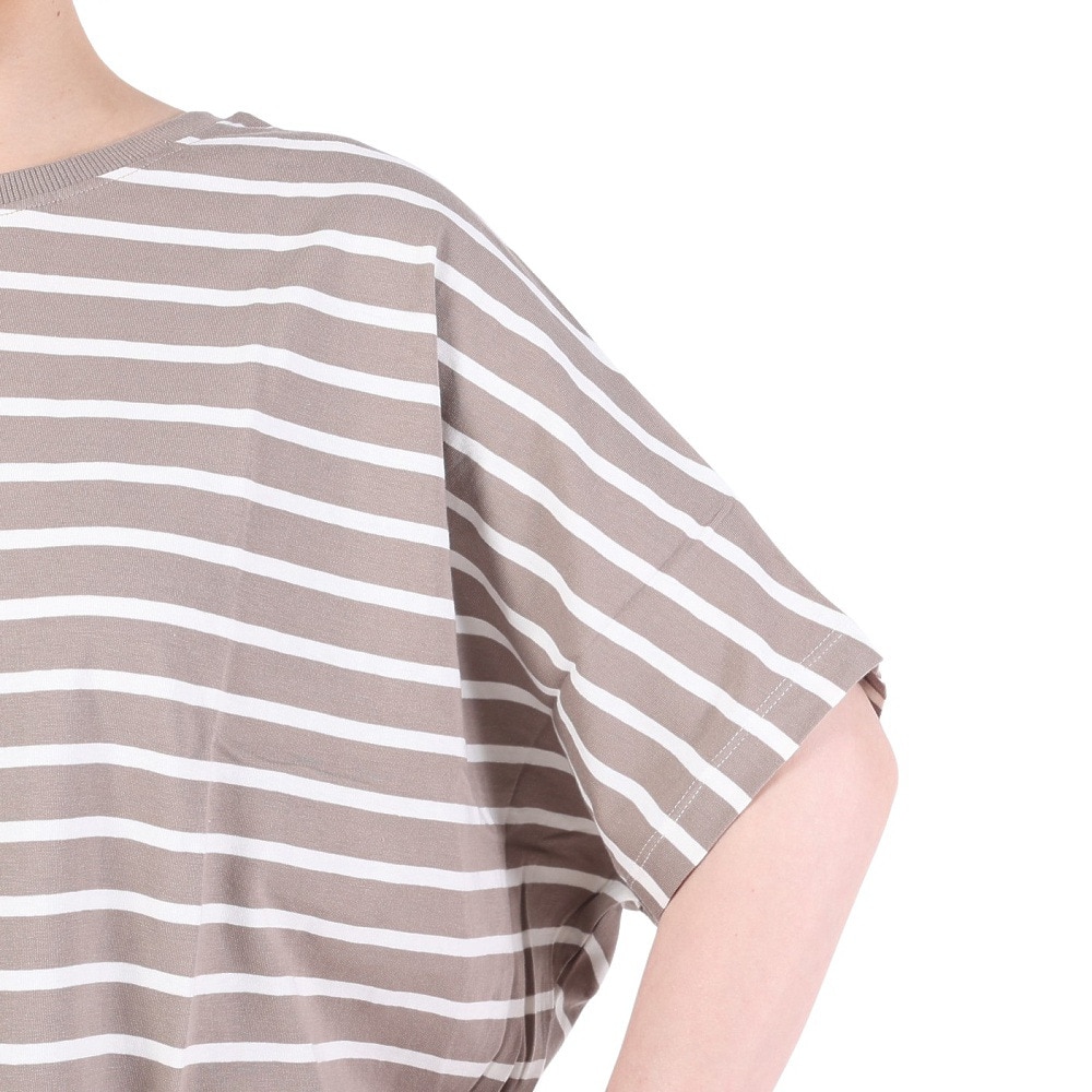 ミティス（mitis）（レディース）Tシャツ ボーダードルマン プルオーバー 23111010BE