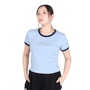 (レディース)半袖 ミニ コットン Tシャツ 14121816