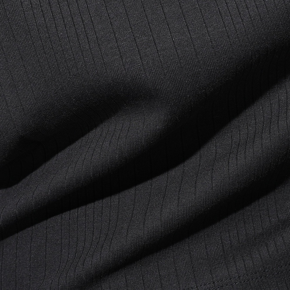 プーマ（PUMA）（レディース）CLASSICS リブ リラックス モックネック半袖シャツ 626071 01 BLK