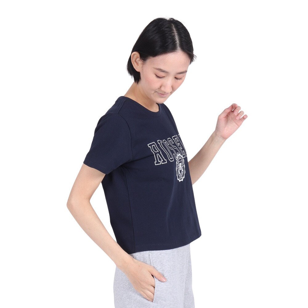 ラッセル（RUSSELL）（レディース）16/-OE ショート丈 REG Tシャツ RBL24S1001 NVY