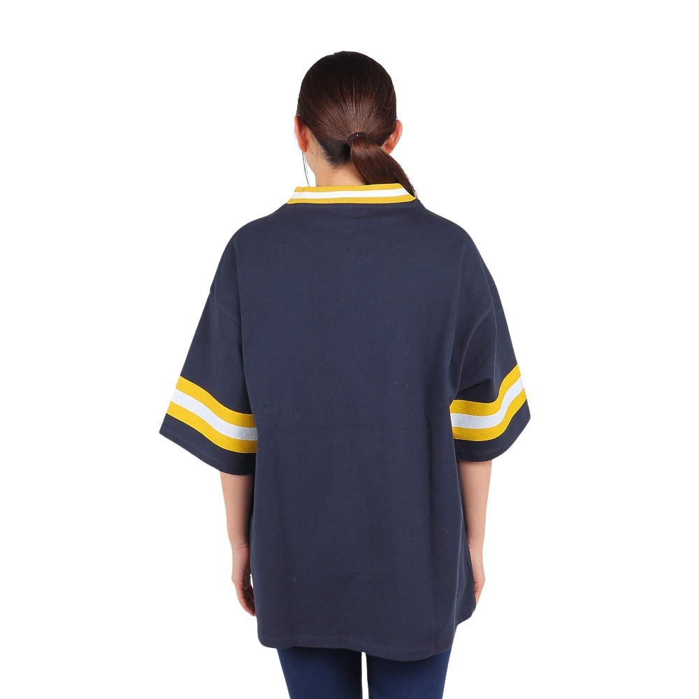 ラッセル（RUSSELL）（レディース）ProCotton フットボール 半袖Tシャツ スパッツ付き RBL24S1002 NVY