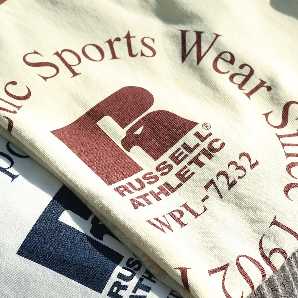 ラッセル（RUSSELL）（レディース）16/-OE REGリンガー 半袖Tシャツ RBL24S1003 CRM