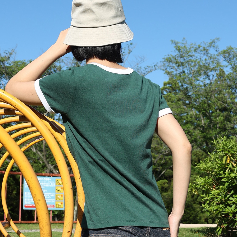 ラッセル（RUSSELL）（レディース）16/-OE REGリンガー 半袖Tシャツ RBL24S1003 DGRN