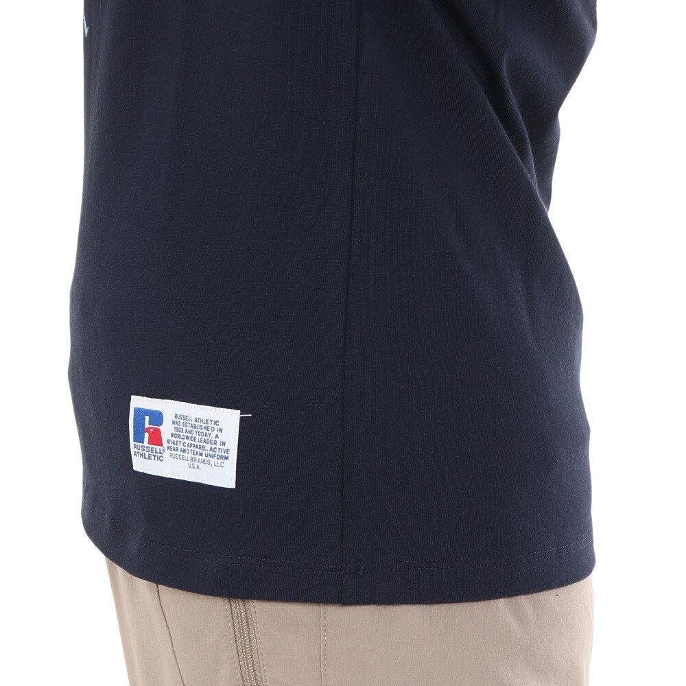 ラッセル（RUSSELL）（レディース）16/-OE REGリンガー 半袖Tシャツ RBL24S1003 NVY