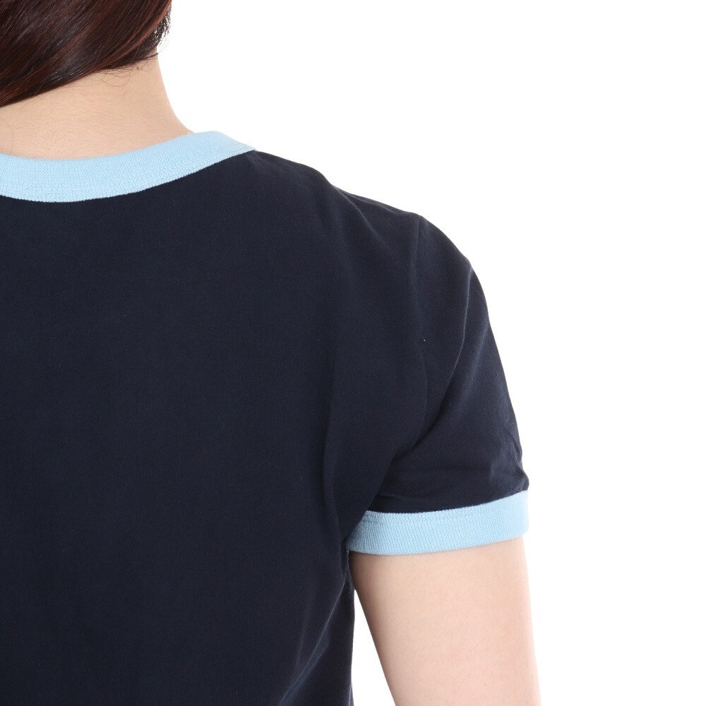 ラッセル（RUSSELL）（レディース）16/-OE REGリンガー 半袖Tシャツ RBL24S1003 NVY