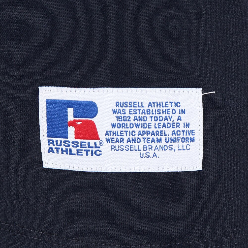 ラッセル（RUSSELL）（レディース）16/-OE REGリンガー 半袖Tシャツ RBL24S1003 NVY