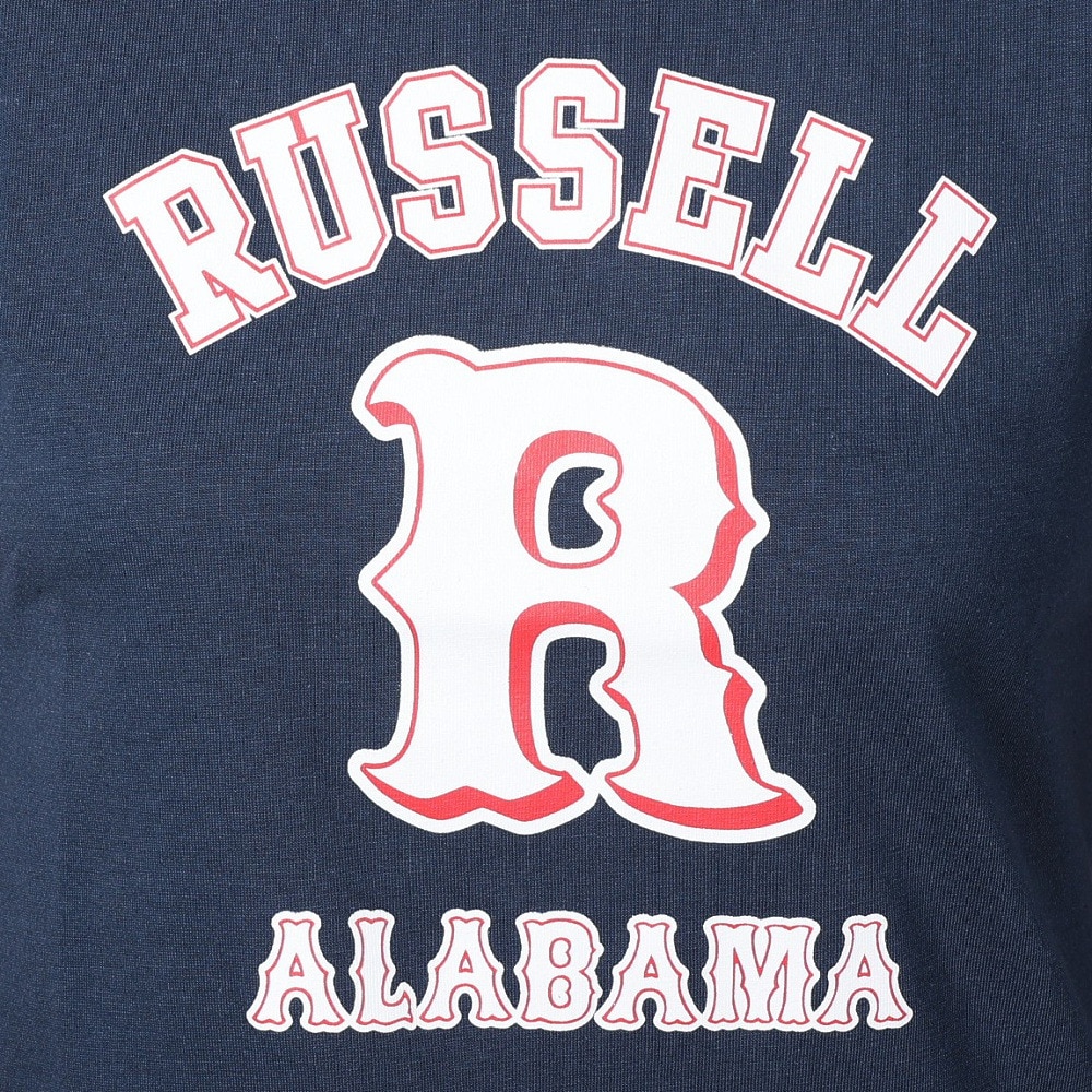 ラッセル（RUSSELL）（レディース）20S/-カレッジ REG 半袖Tシャツ RBL24S1011 NVY