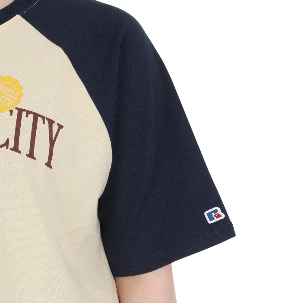 ラッセル（RUSSELL）（レディース）ラグラン ワイド Tシャツ RBL24S1013 CRM