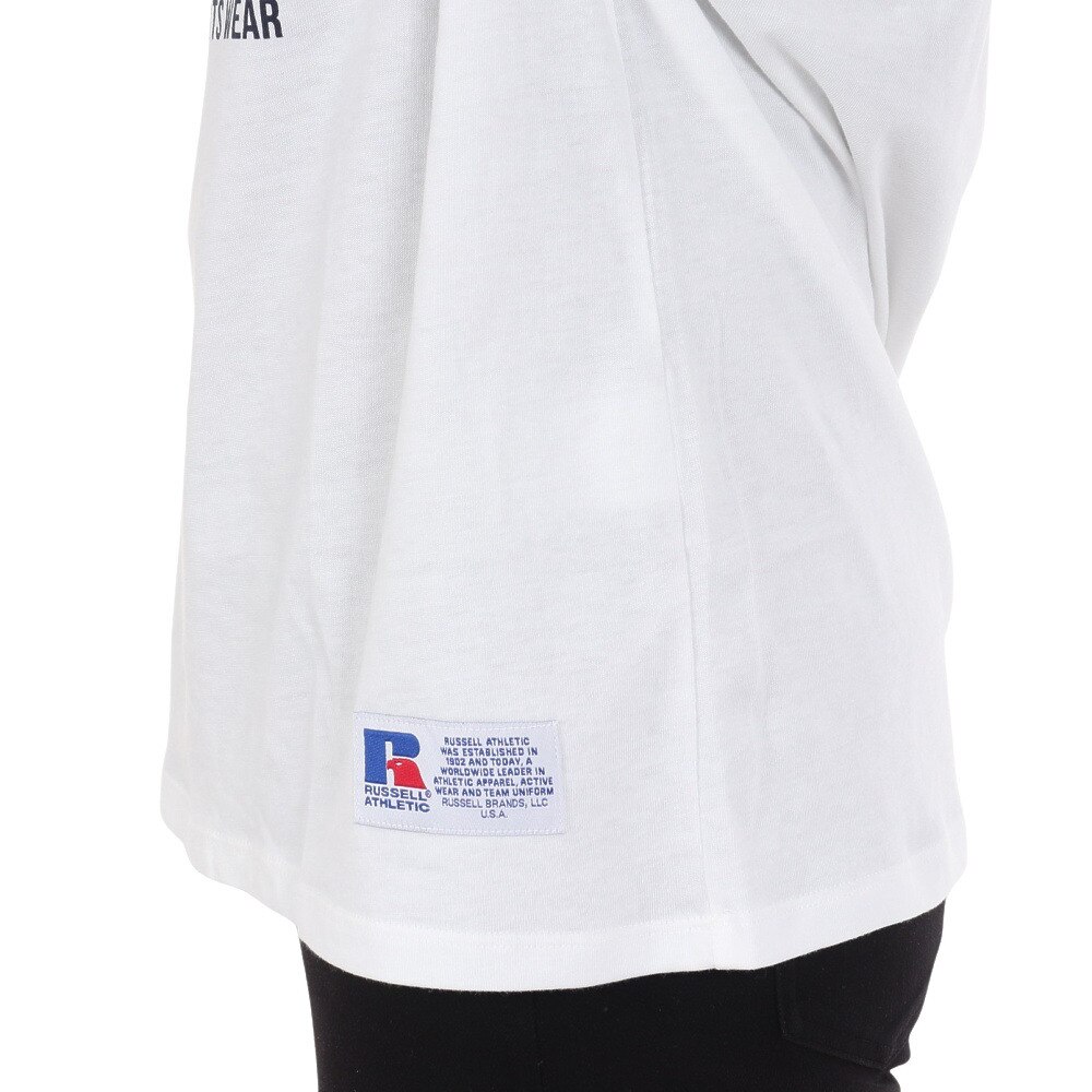 ラッセル（RUSSELL）（レディース）ナンバリング ワイド Tシャツ RBL24S1014 WHT