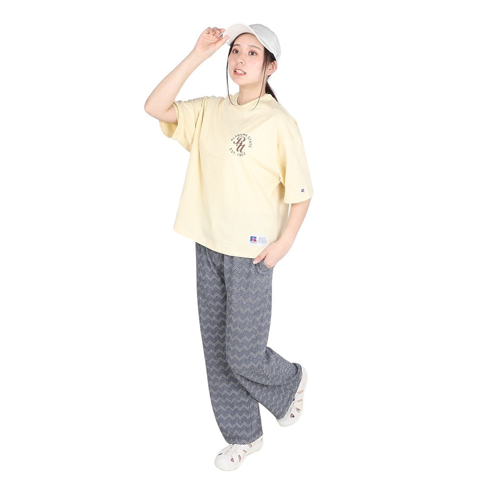 ラッセル（RUSSELL）（レディース）20S/-ワンポイント ロゴ Tシャツ RBL24S1015 CRM