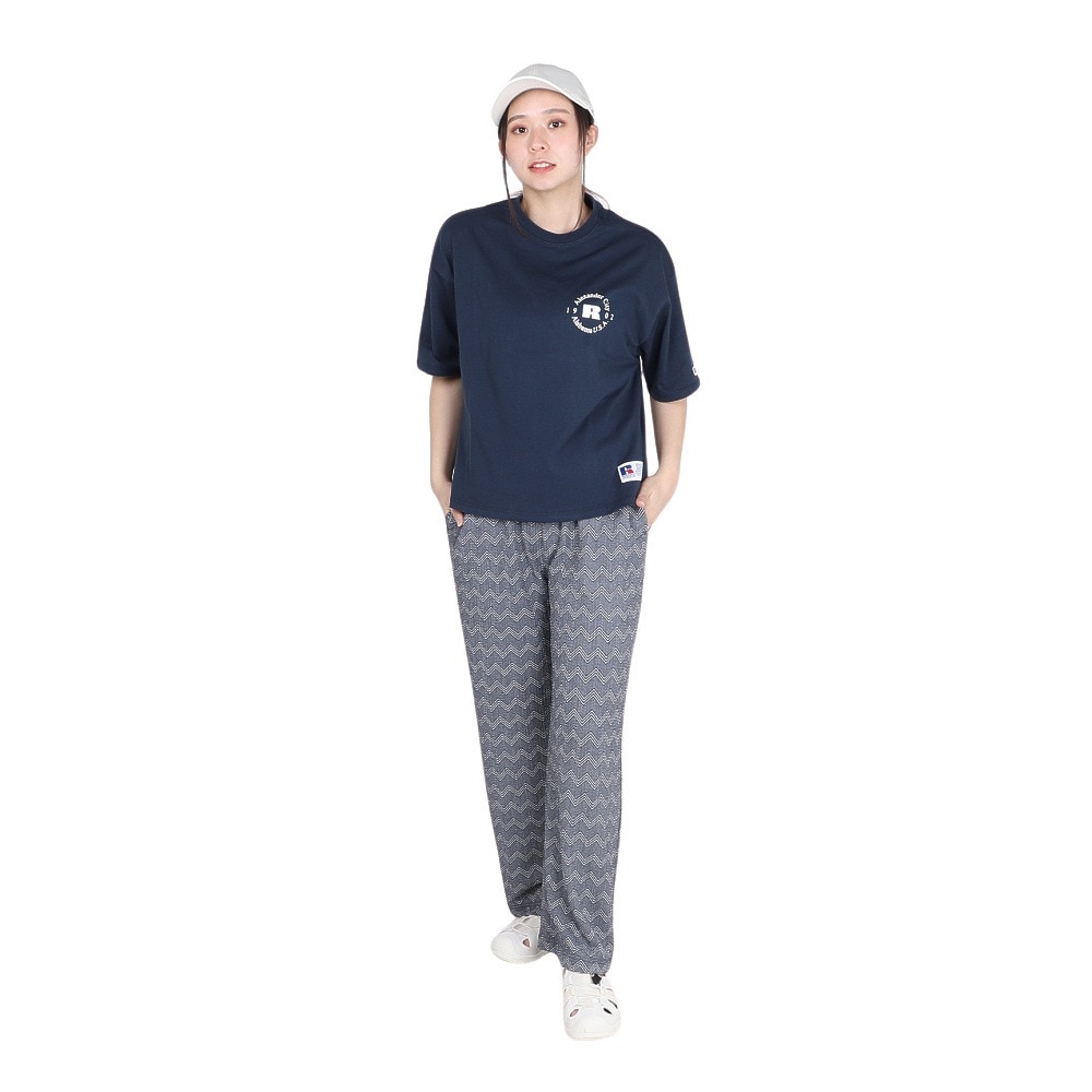 ラッセル（RUSSELL）（レディース）20S/-RLX フィット Rロゴ Tシャツ RBL24S1016 NVY
