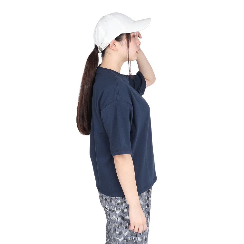 ラッセル（RUSSELL）（レディース）20S/-RLX フィット Rロゴ Tシャツ RBL24S1016 NVY