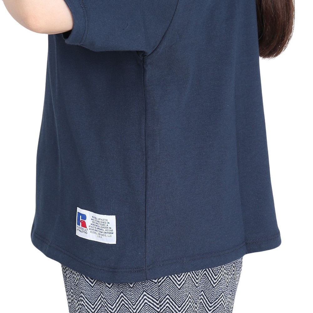 ラッセル（RUSSELL）（レディース）20S/-RLX フィット Rロゴ Tシャツ RBL24S1016 NVY