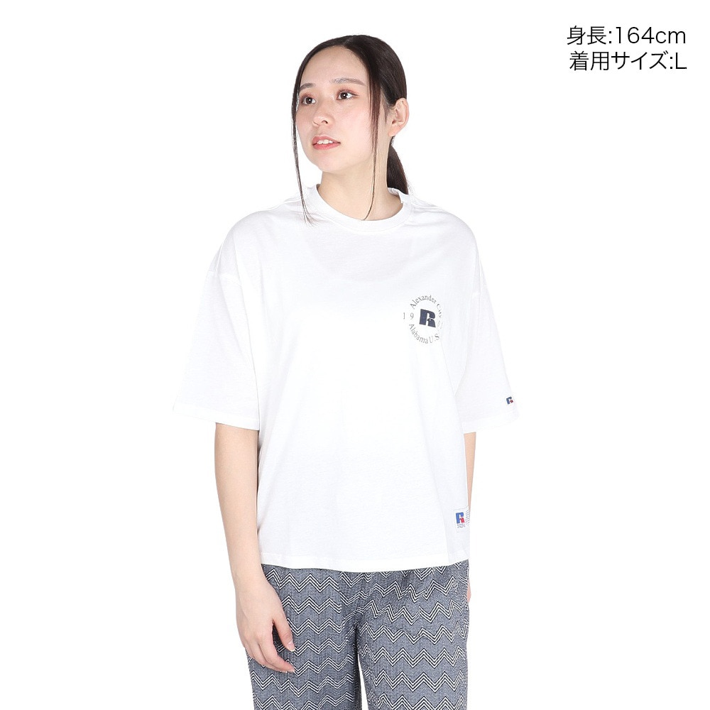 ラッセル（RUSSELL）（レディース）20S/-RLX フィット Rロゴ Tシャツ RBL24S1016 WHT