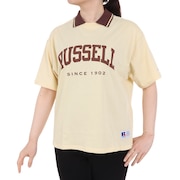 (レディース)襟付き カレッジ ワイド Tシャツ RBL24S1012 CRM