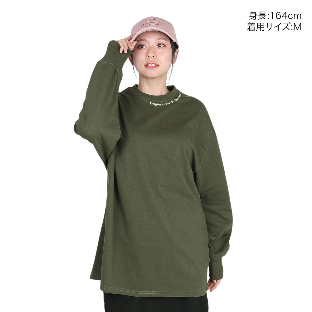 ニューエラ（NEW ERA）（レディース）長袖 オーバーサイズド コットンTシャツ new era 1920 new york 14324617