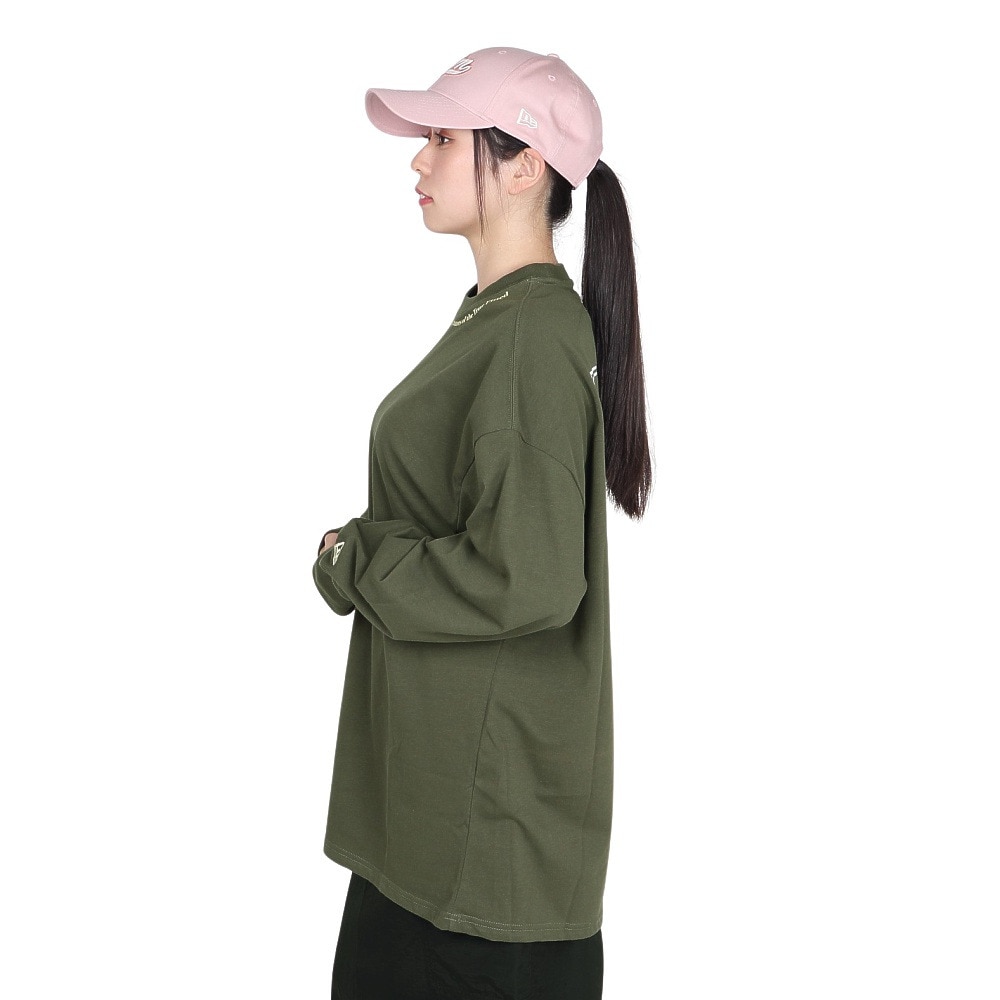 ニューエラ（NEW ERA）（レディース）長袖 オーバーサイズド コットンTシャツ new era 1920 new york 14324617