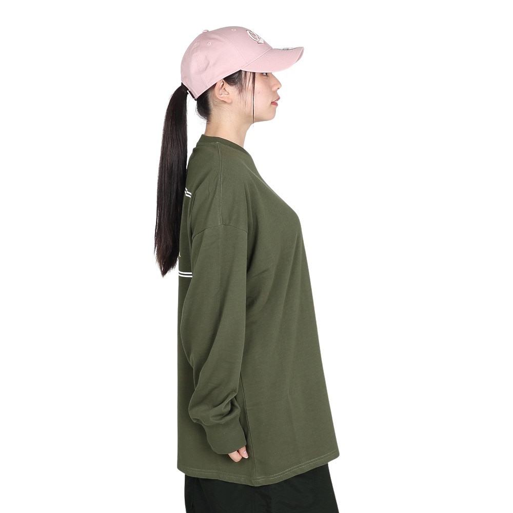 ニューエラ（NEW ERA）（レディース）長袖 オーバーサイズド コットンTシャツ new era 1920 new york 14324617