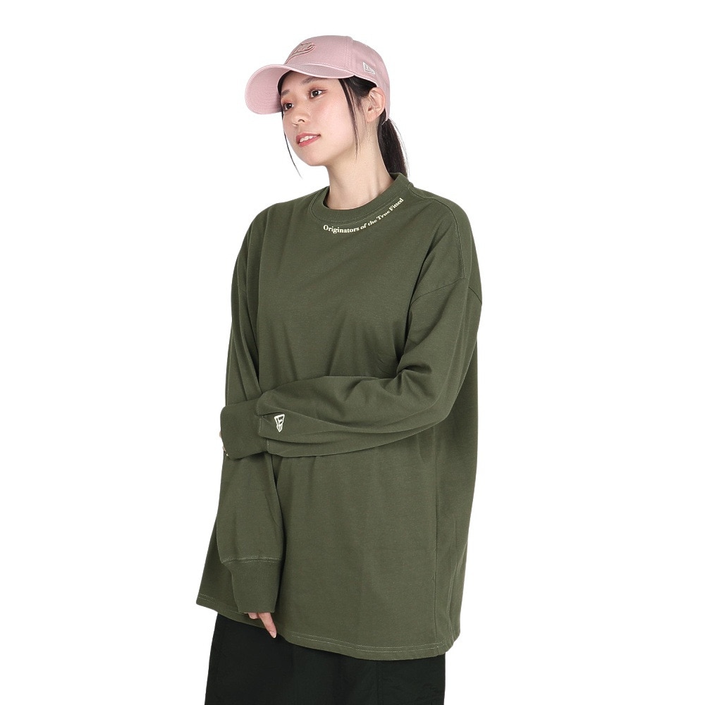 ニューエラ（NEW ERA）（レディース）長袖 オーバーサイズド コットンTシャツ new era 1920 new york 14324617
