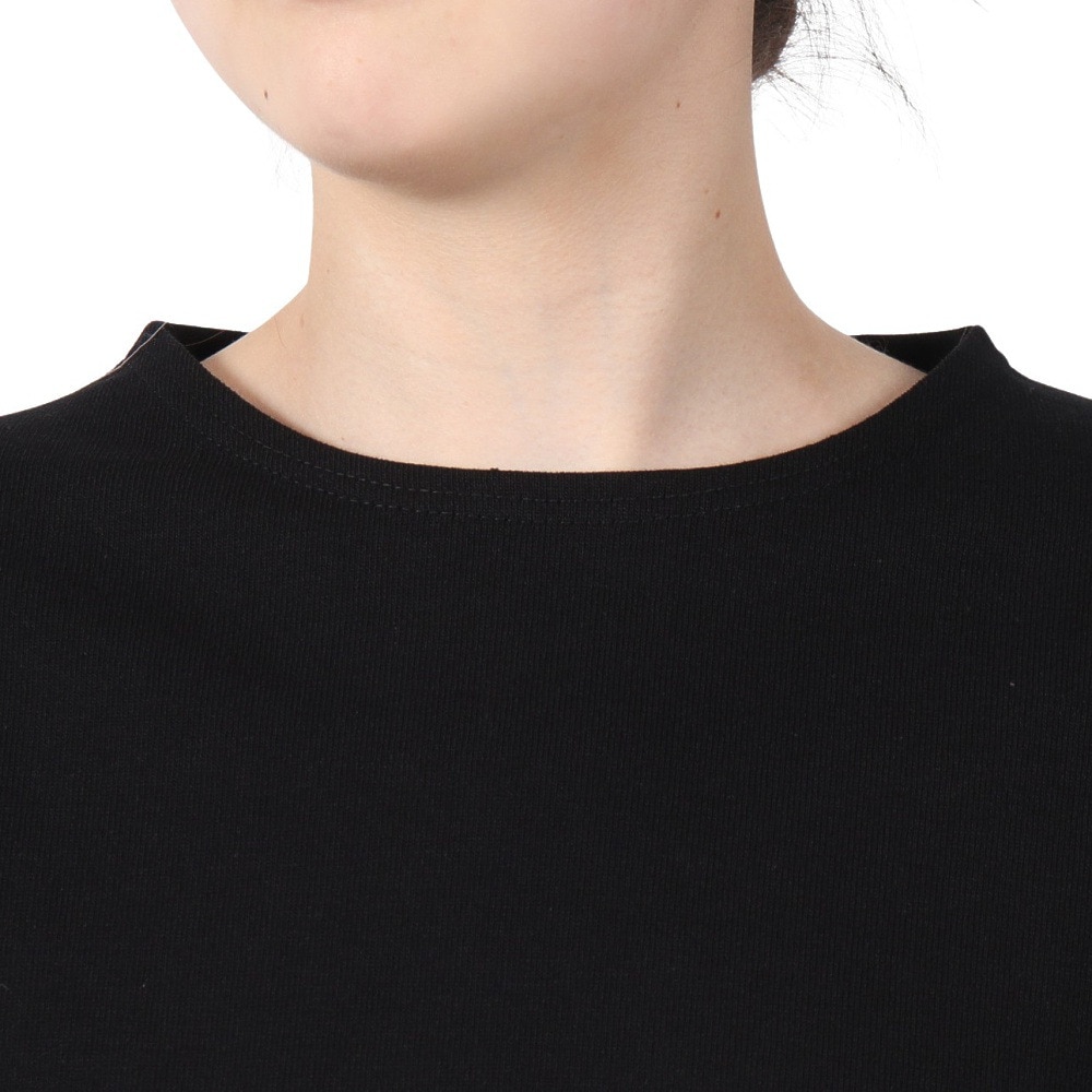 オーシバル（ORCIVAL）（レディース）クルーネック 長袖シャツ P.O. B249 BLACK