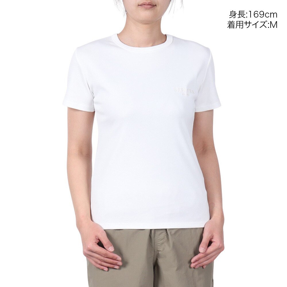 ニューエラ（NEW ERA）（レディース）半袖 ソロナ ベーシック Tシャツ ホワイト 14391916