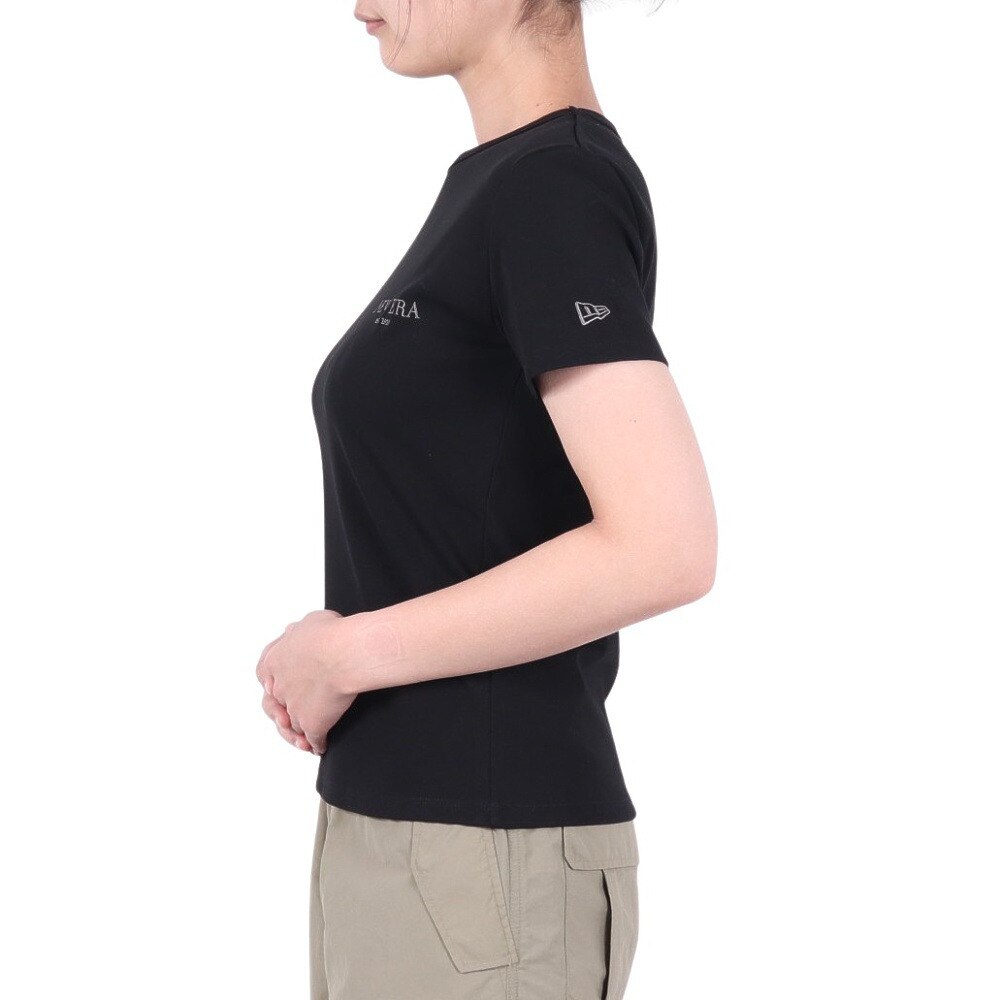 ニューエラ（NEW ERA）（レディース）半袖 ソロナ ベーシック Tシャツ ブラック 14391917