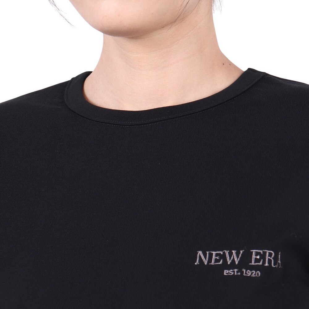 ニューエラ（NEW ERA）（レディース）半袖 ソロナ ベーシック Tシャツ ブラック 14391917