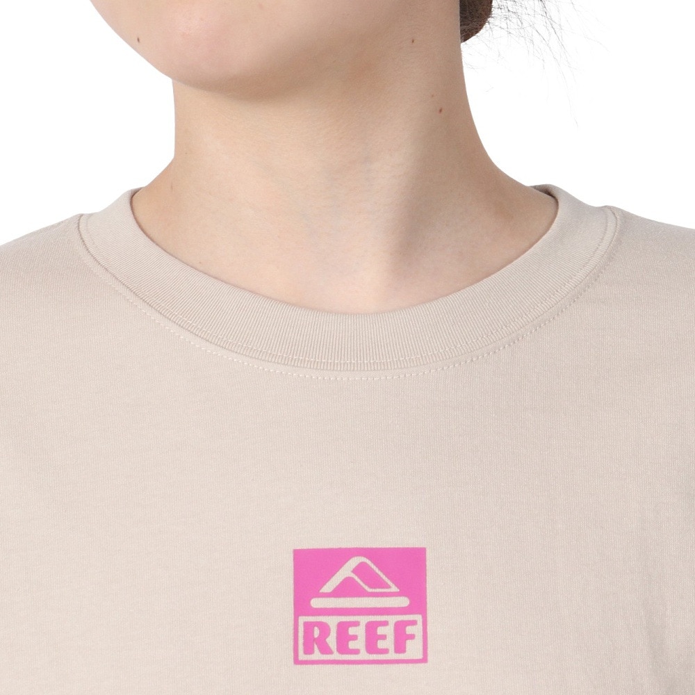 リーフ（REEF）（レディース）スクエア ロゴ 半袖 Tシャツ RFTEL2503-SND