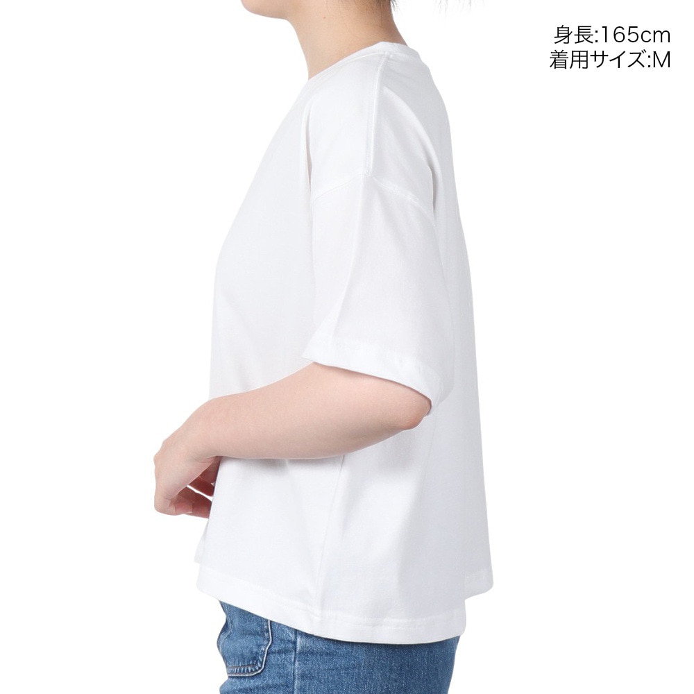 リーフ（REEF）（レディース）スクエア ロゴ 半袖 Tシャツ RFTEL2503-WHT
