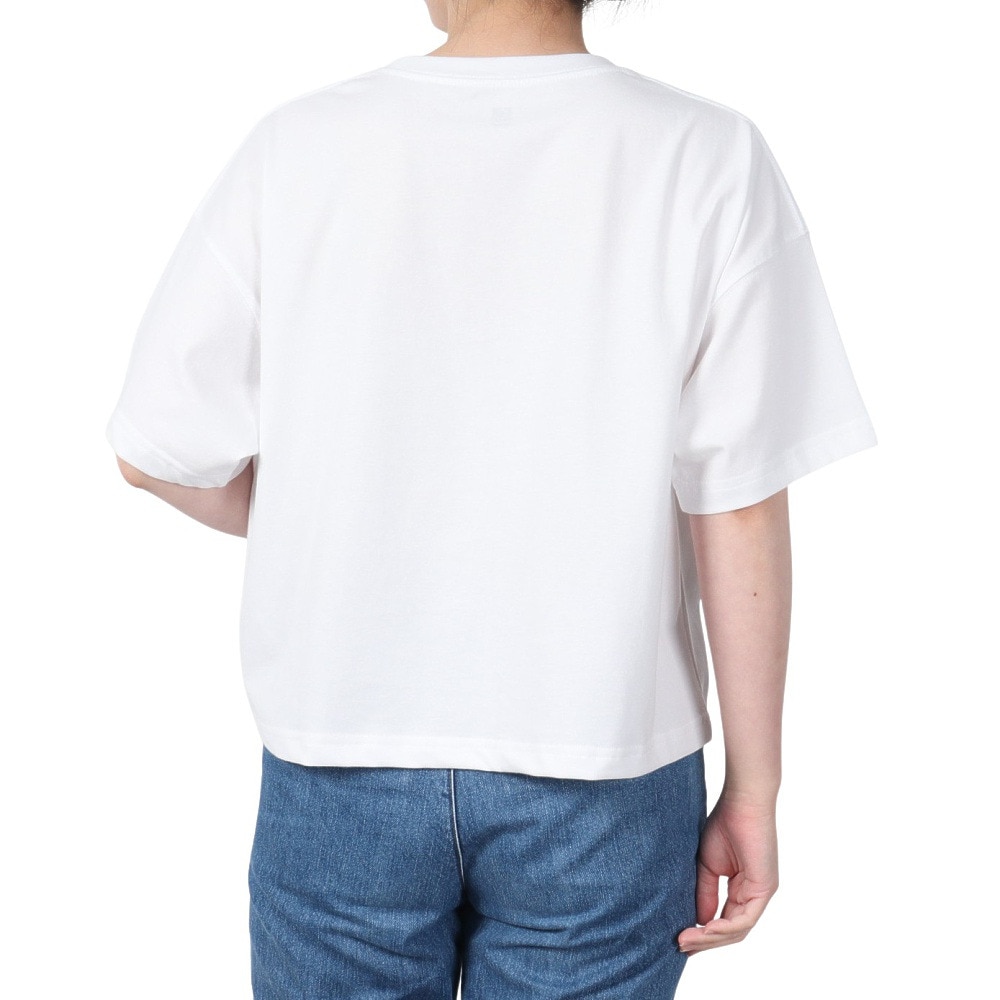 リーフ（REEF）（レディース）スクエア ロゴ 半袖 Tシャツ RFTEL2503-WHT