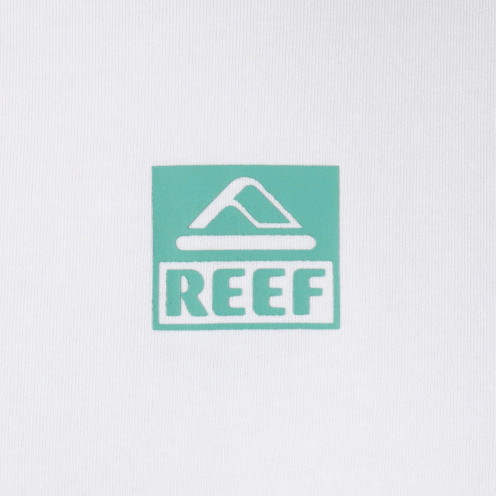 リーフ（REEF）（レディース）スクエア ロゴ 半袖 Tシャツ RFTEL2503-WHT