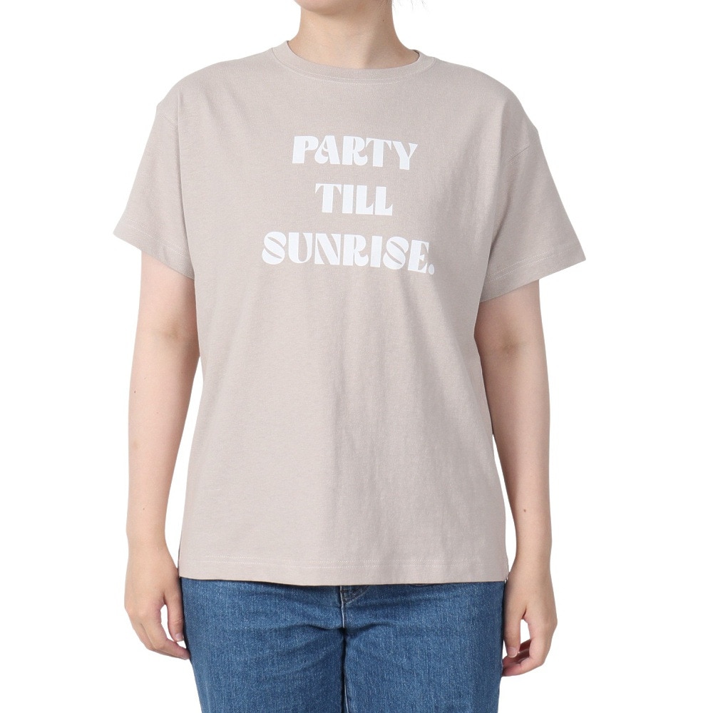 リーフ（REEF）（レディース）PARTY TILL SUNRISE 半袖 Tシャツ RFTEL2506-BEG