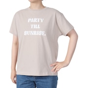 (レディース)PARTY TILL SUNRISE 半袖 Tシャツ RFTEL2506-BEG