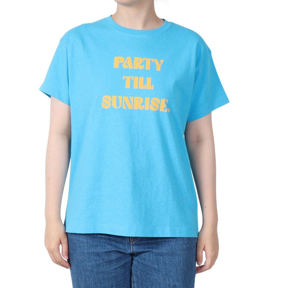 リーフ（REEF）（レディース）PARTY TILL SUNRISE 半袖 Tシャツ RFTEL2506-BLU