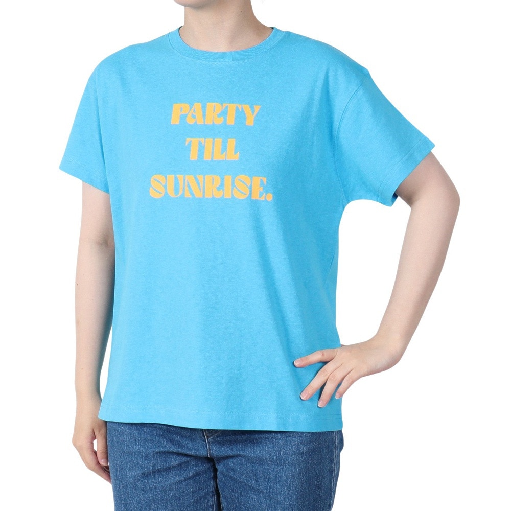リーフ（REEF）（レディース）PARTY TILL SUNRISE 半袖 Tシャツ RFTEL2506-BLU