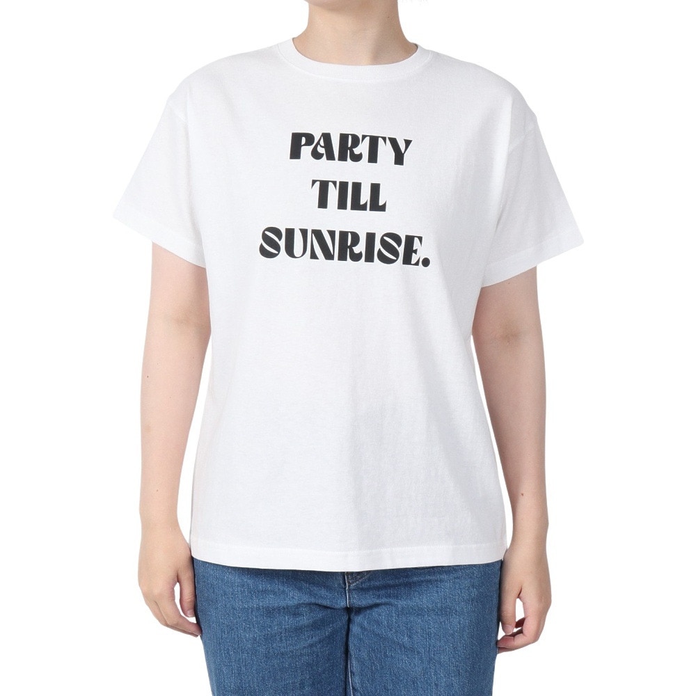 リーフ（REEF）（レディース）PARTY TILL SUNRISE 半袖 Tシャツ RFTEL2506-WHT