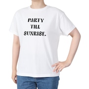 (レディース)PARTY TILL SUNRISE 半袖 Tシャツ RFTEL2506-WHT