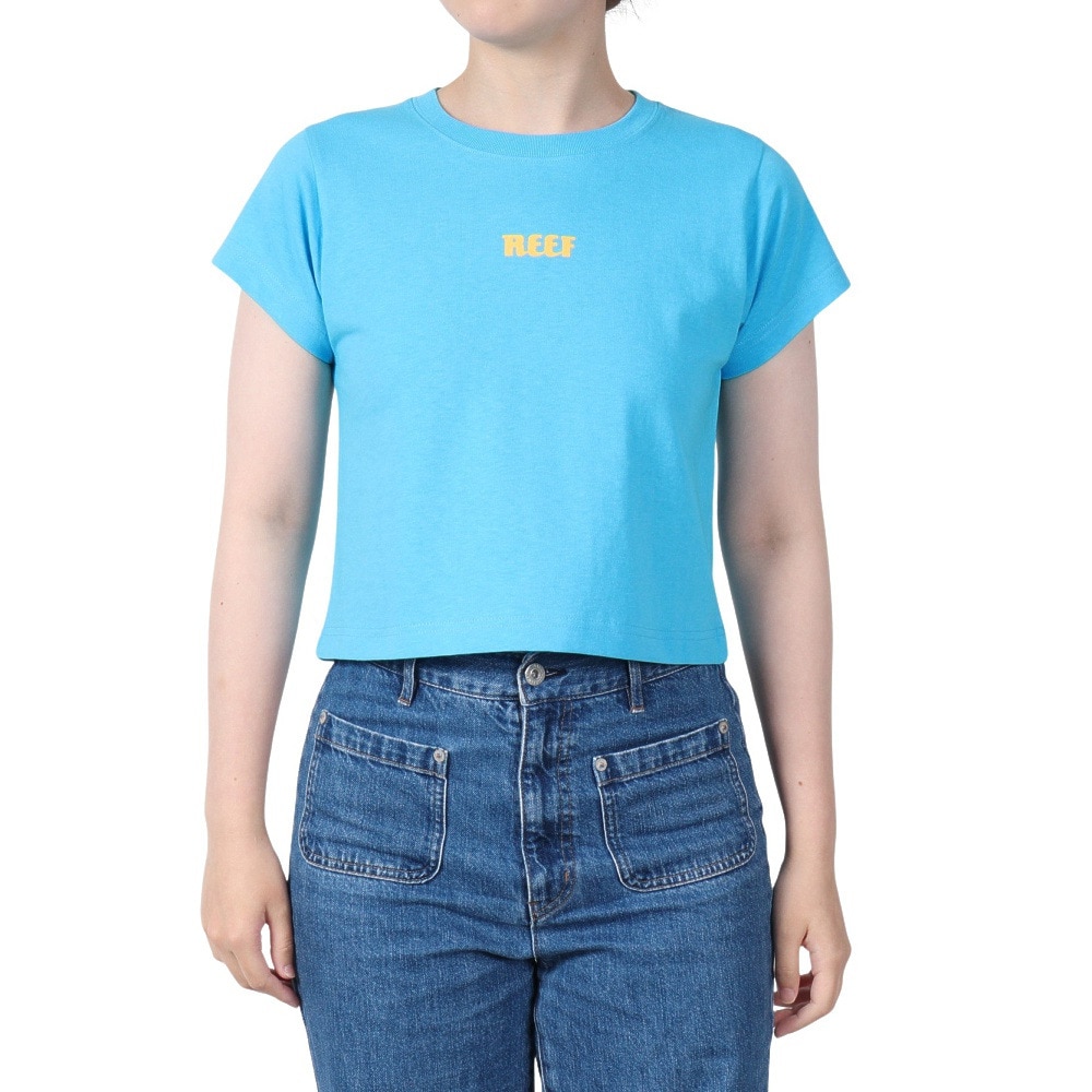 リーフ（REEF）（レディース）HERITAGE ロゴ 半袖 Tシャツ RFTEL2507-BLU