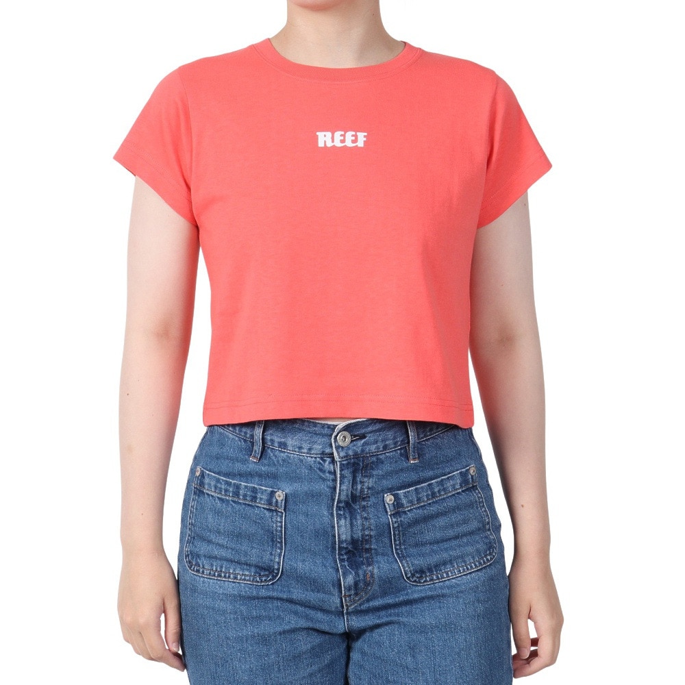 リーフ（REEF）（レディース）HERITAGE ロゴ 半袖 Tシャツ RFTEL2507-CRL