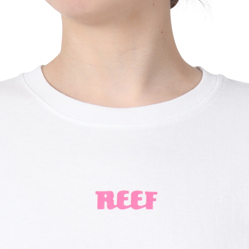 リーフ（REEF）（レディース）HERITAGE ロゴ 半袖 Tシャツ RFTEL2507-WHT
